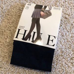 Navy Opaque Tights by Hue